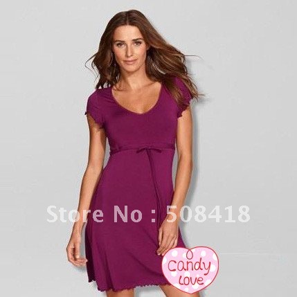 2012 summer  Princess women sexy modal short-sleeved pajamas