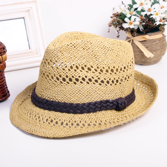 2012 summer strawhat beach lovers jazz hat roll up hem fedoras