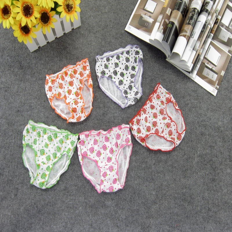 2012 summer trousers strawberry infant trigonometric basic panties summer