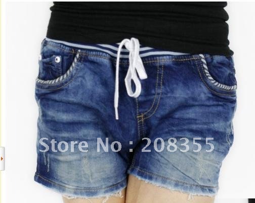 2012 summer wear women's new han students reasonable big yards bull-puncher knickers belt embroidery