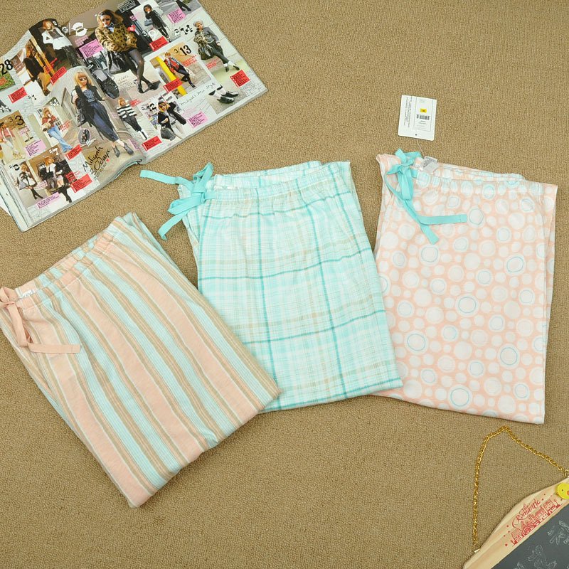 2012 summer Women lounge pants pajama pants plus size k