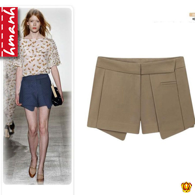 2012 summer women's fashion all-match solid color brief elegant shorts kz22