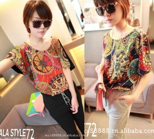 2012 summer women's new scarf pattern totem hit the color mosaic piece strapless pants jumpsuits Free shipping