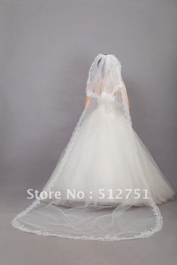 2012 the latest style, Free shipping Real In Stock 2 Layers tulle veil Bridal Veils Veil For Wedding Dresses Bridal Gowns TS022