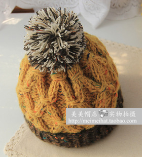2012 thickening thermal women's hat knitted hat winter cap winter women cap knitted hat macrospheric