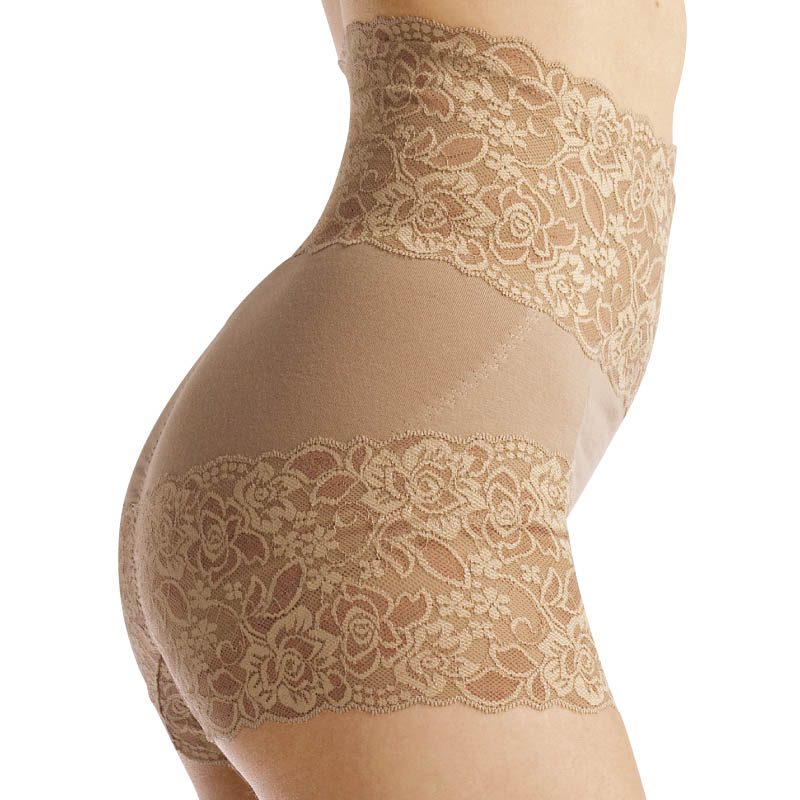2012 tiebelt abdomen drawing butt-lifting body shaping panties lace body shaping trunk 2