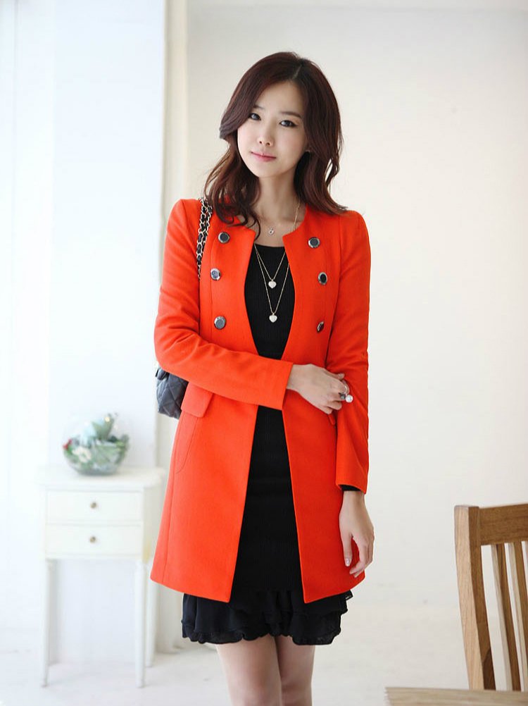 2012  Top Sales  Women Trench Coat  Free Shipping