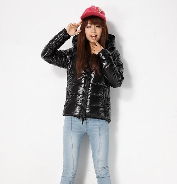 2012 winter casual with a hood long design casual plus size wadded jacket female outerwear