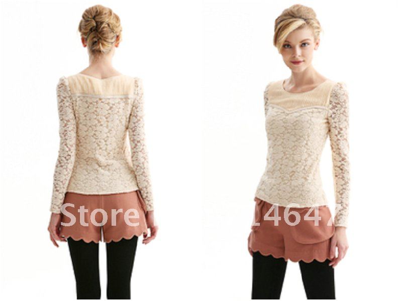 2012 winter clothing fashion debutante double bag petals decoration cloth cultivate one's morality shorts