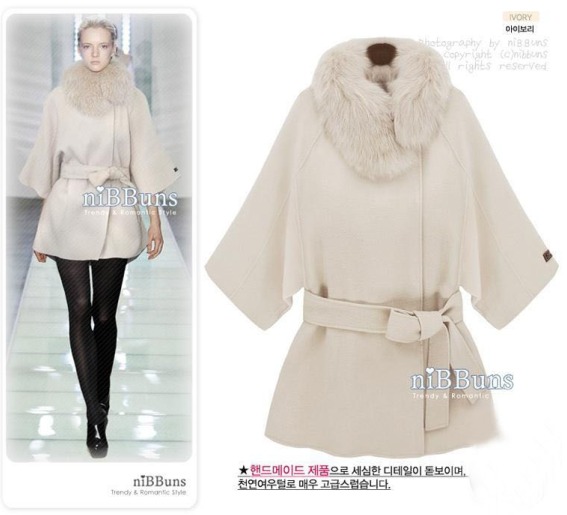 2012 winter collection [YZ088] fashion women's woolen mantle trench, fur collar outerwear lacing design overcoats free shipping