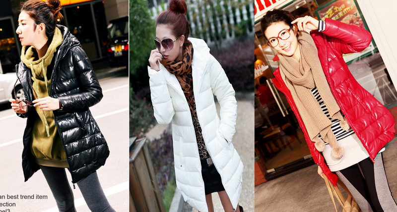 2012 winter down coat female medium-long soft PU slim thickening thermal - 9055