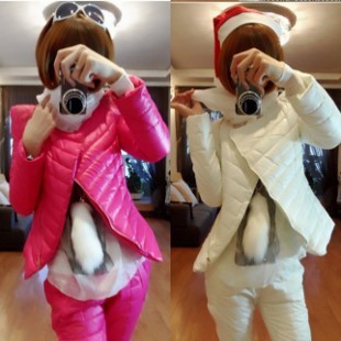 2012  winter fashion women's coat with slim short design cotton padded jacket outwear  FREE SHIPPING