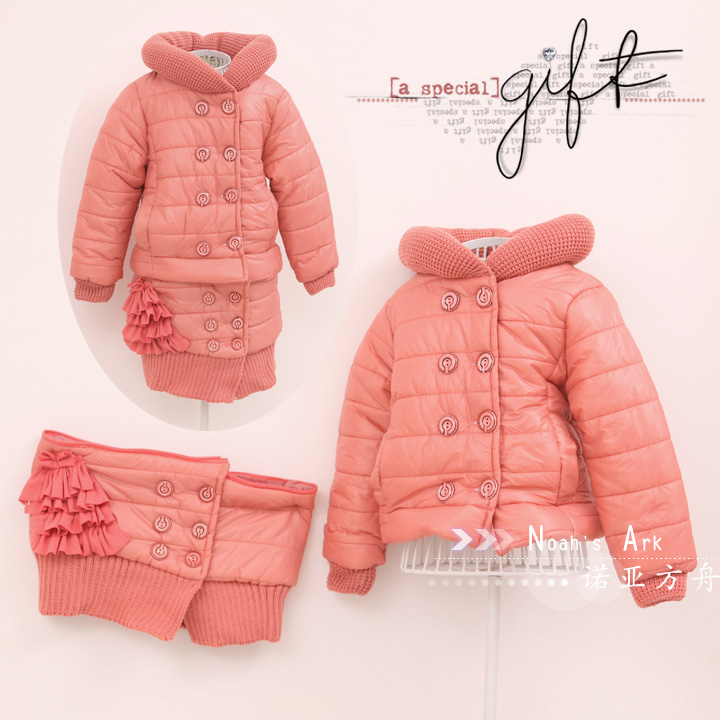 2012 winter female clothing knitted bubble collar thickening ultra long cotton-padded jacket cotton-padded jacket outerwear