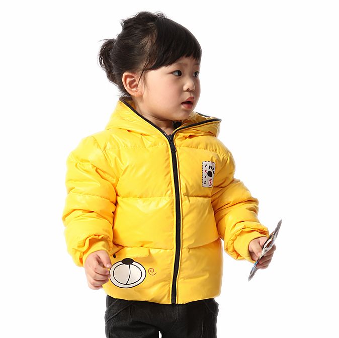 2012 winter girls clothing child down coat baby outerwear 5325