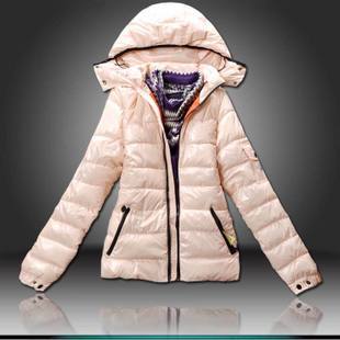 2012 winter hooded cotton-padded jacket autumn and winter thick outerwear short design down coat female