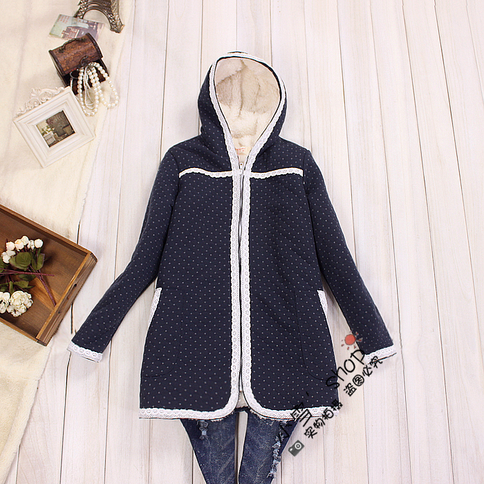 2012 winter lace  cotton-padded jacket  cotton-padded jacket   jacket  clothing f123 free shipping