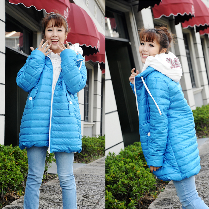 2012 winter letter sports paragraph maternity cotton-padded jacket maternity cotton-padded jacket maternity wadded jacket