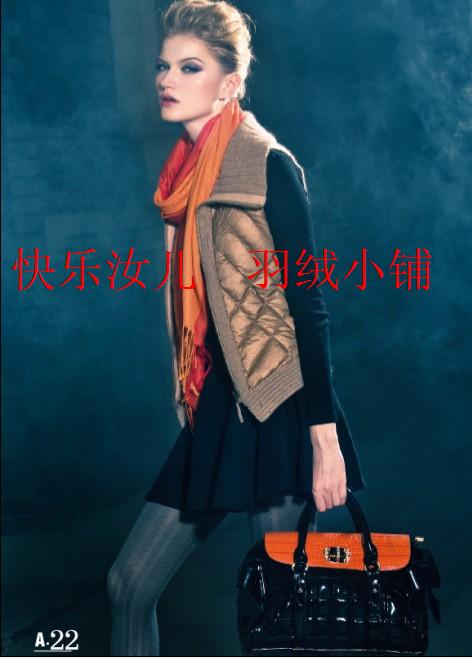 2012 winter m79 down coat women vest down coat vest slim down coat m-2012