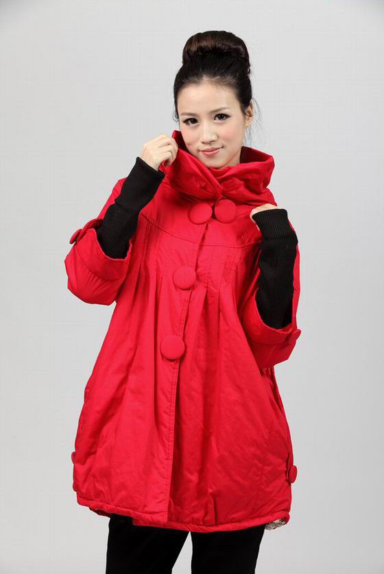 2012 winter maternity clothing maternity cotton-padded jacket coat plus size cotton-padded jacket thickening maternity