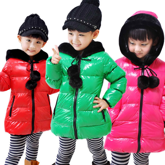 2012 winter medium-large girls clothing princess medium-long thickening down coat child clothes