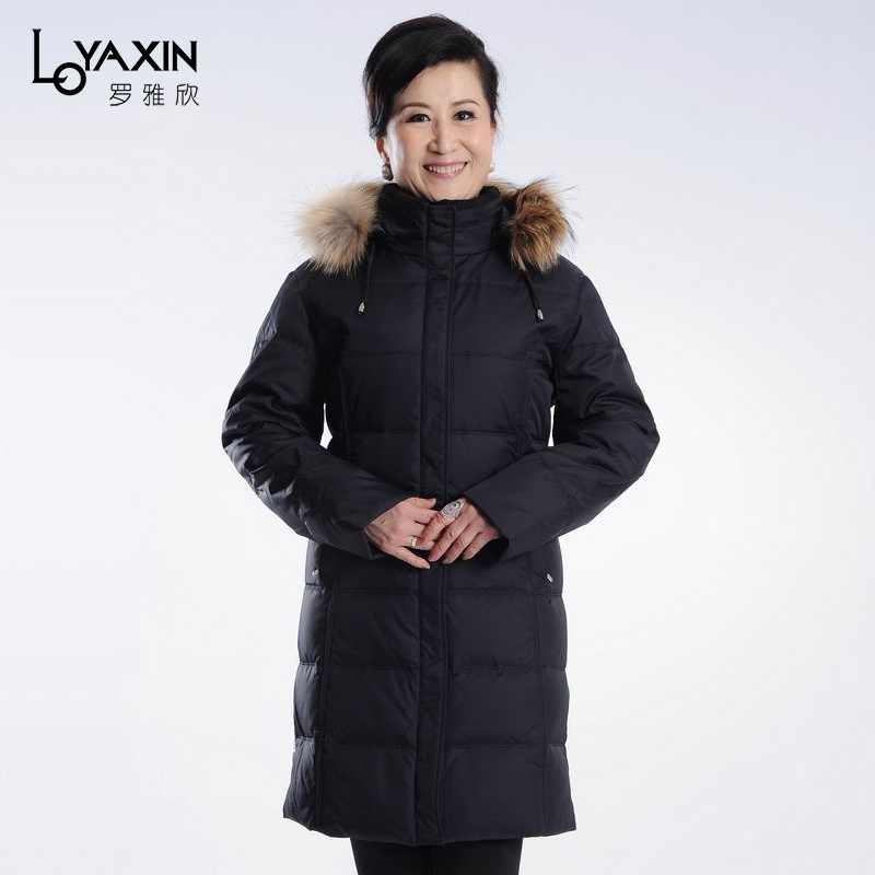 2012 winter medium-long large size down coat female outerwear free shipping