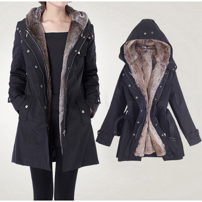 2012 winter new arrival all-match wool liner women's wadded jacket outerwear fy136