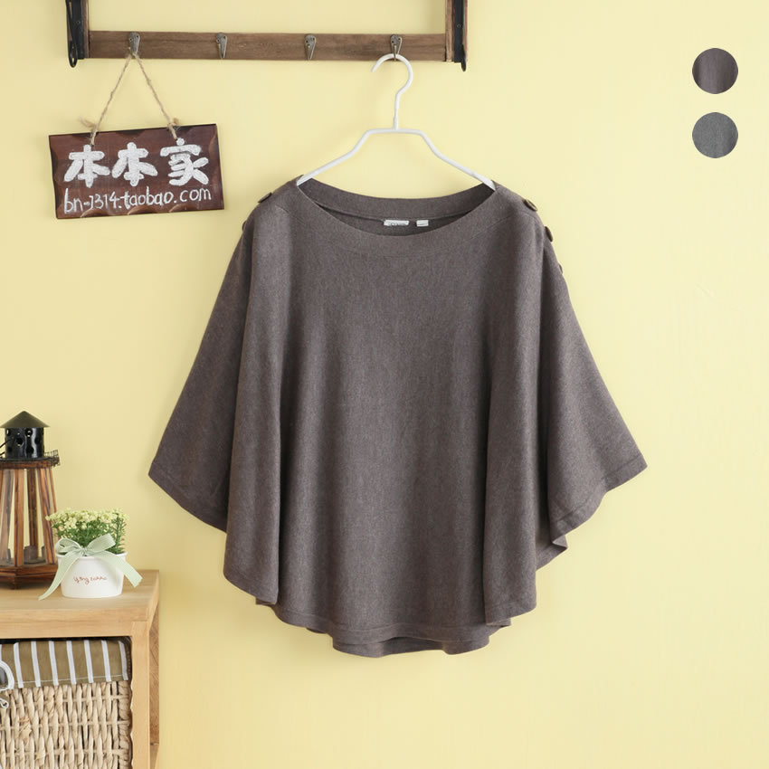 2012 winter new arrival bookishness fashion cashmere pullover sweater cloak Women plus size thick