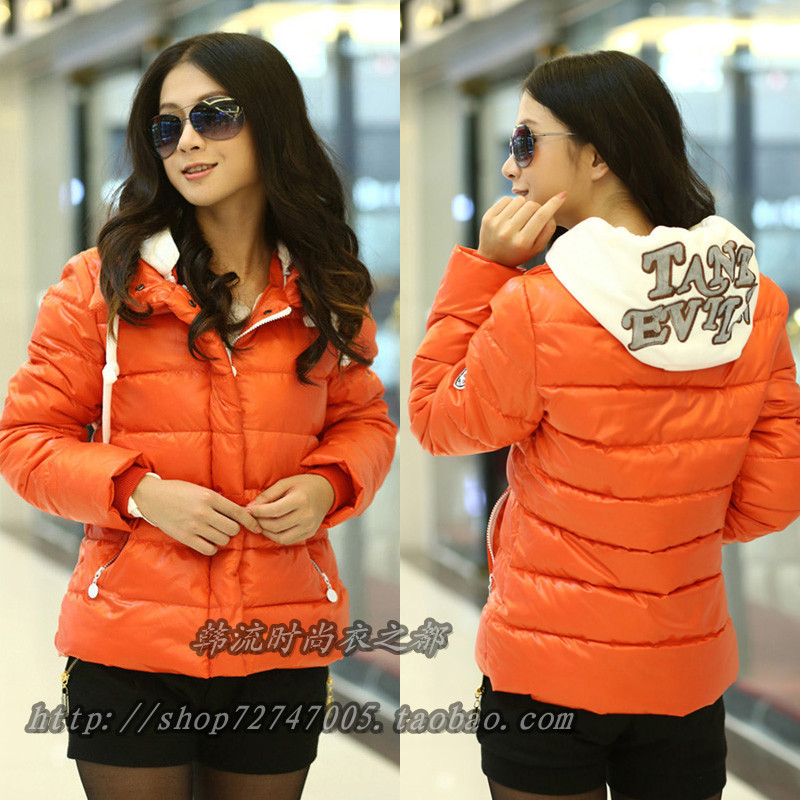 2012 winter new arrival down cotton cotton-padded jacket fashion short design women's down wadded jacket female winter outerwear