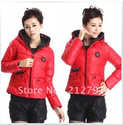 2012 winter new arrival down cotton-padded jacket short design down cotton coat outerwear female