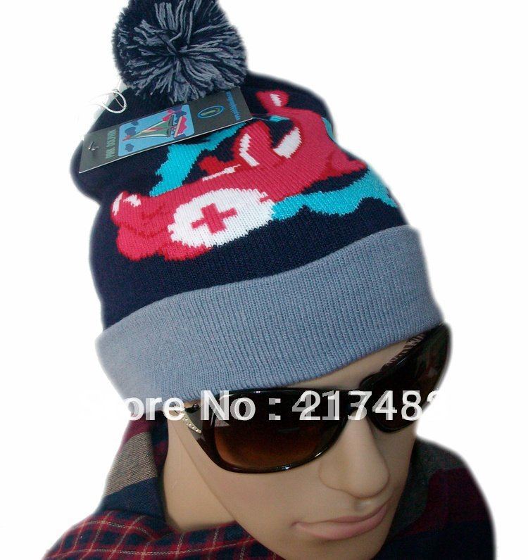 2012 Winter New arrival Pink Dolphin beanie Hats Beanies Caps Winter hats 3 Colors