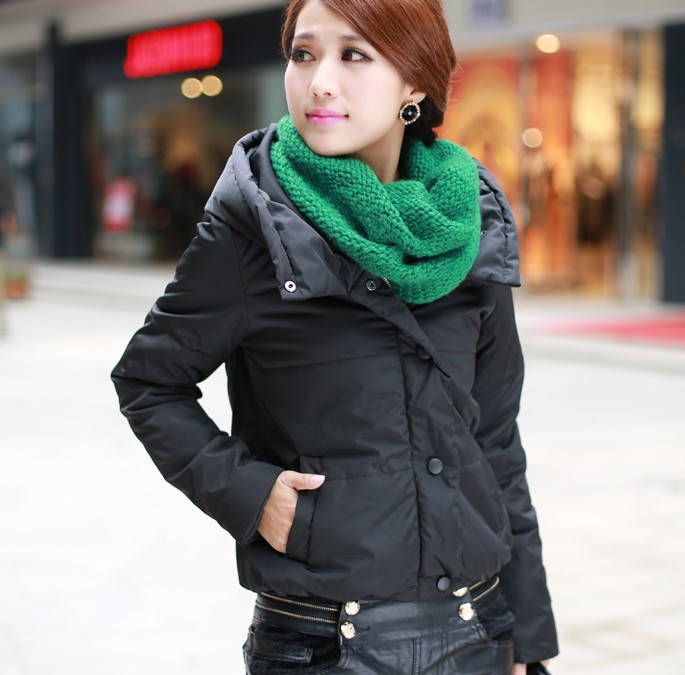 2012 winter NEW WOMENS Korean turtleneck warm thickening [ short ]cotton jacket,casual jacket,winter coat fashion jacket outwear