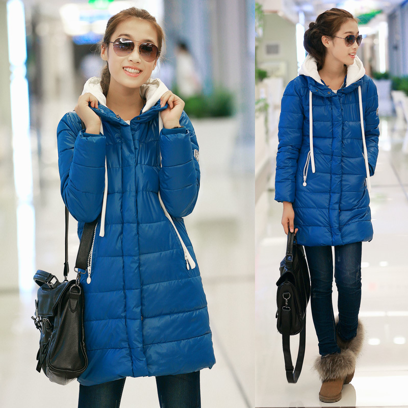 2012 winter outerwear wadded jacket women's medium-long clothes winter cotton-padded jacket thickening long cotton-padded jacket