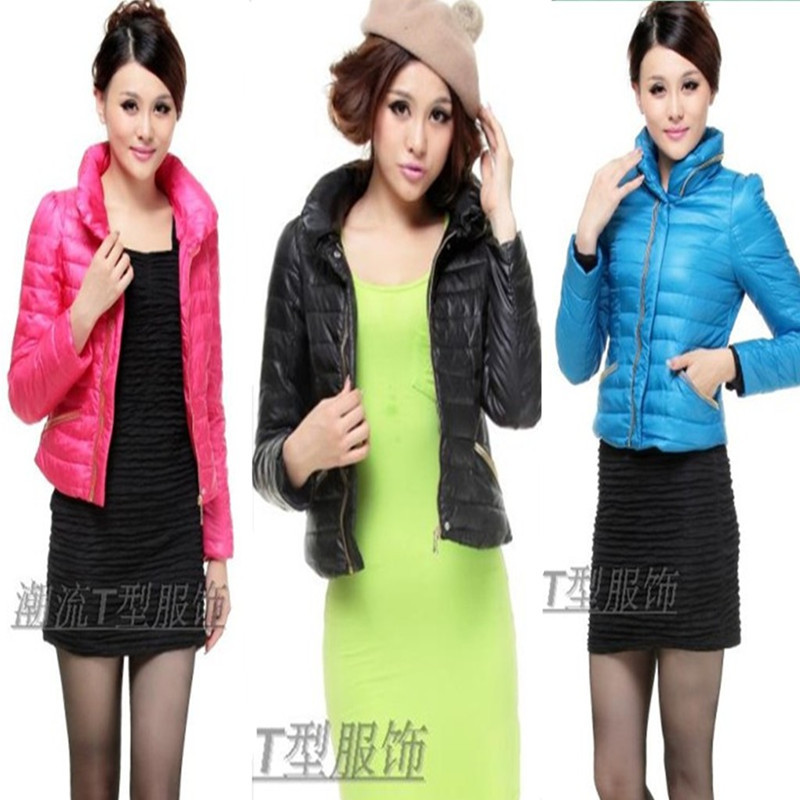 2012 winter slim short design outerwear down coat Women