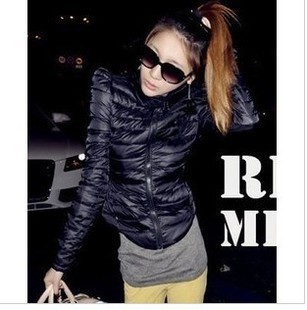 2012 winter stylish elegant cotton-padded jacket small wadded jacket /FREE SHIPPING BY CPAM
