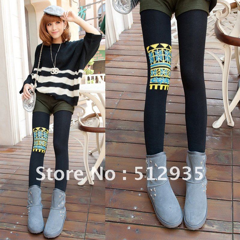 2012 Winter Thicken Warmer Women Leggings ,Joker Fashion Patchy Style Soft Comfortable Lady's Pants ,Free Shipping #2188