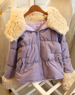 2012 winter vintage berber fleece large lapel thickening thermal wadded jacket cotton-padded jacket free shipping