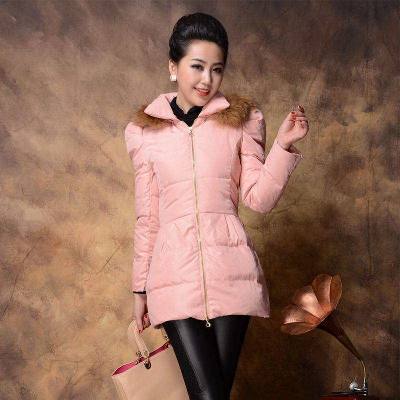 2012 winter women's fashion OL outfit slim thermal elegant short design down coat free shipping