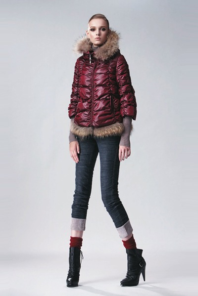 2012 winter women's JORYA jorya thermal slim fur collar down coat free shipping
