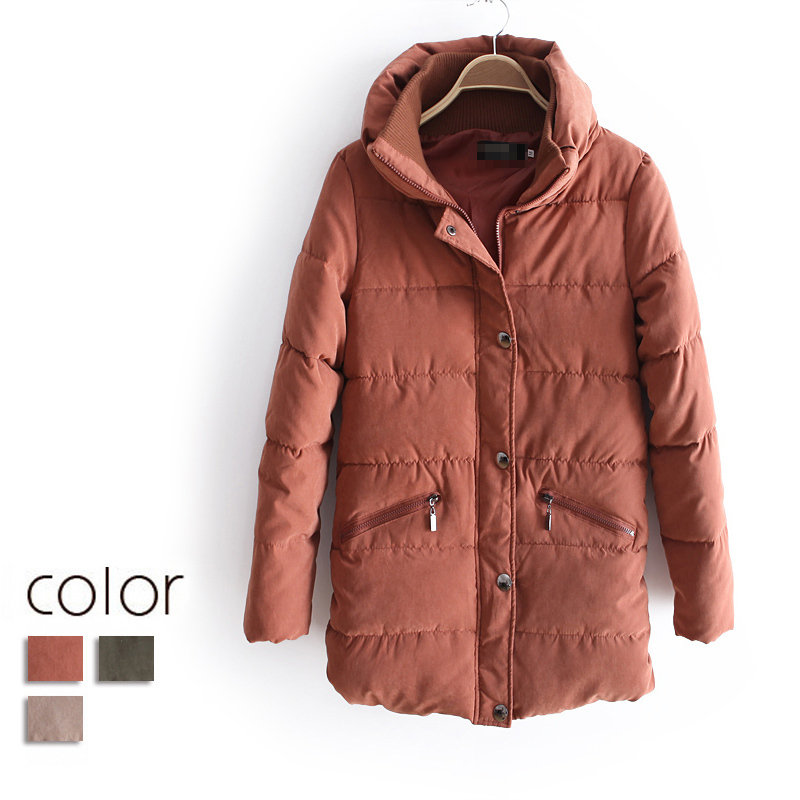 2012 winter women's medium-long loose thickening cotton overcoat outerwear wadded jacket cotton-padded jacket ww2824