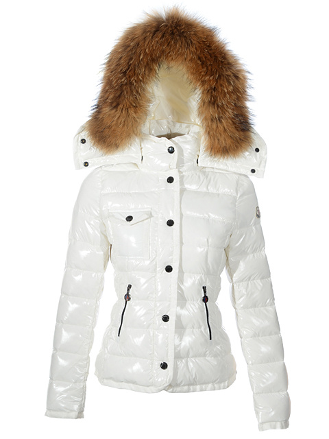 2012 winter women's short design down coat armoise large raccoon fur white