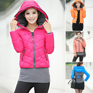 2012 winter women's slim short design wadded jacket cotton-padded jacket outerwear female cotton