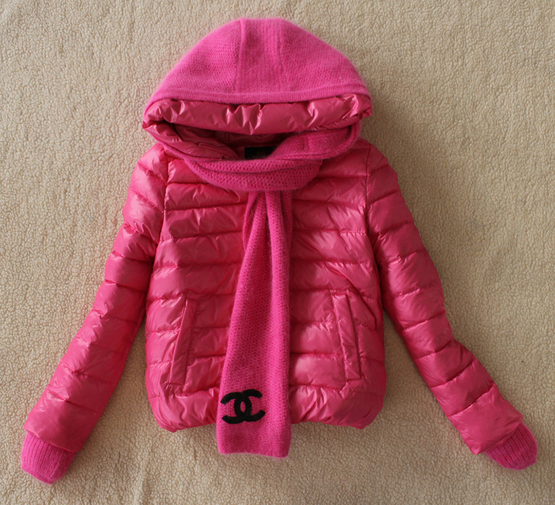 2012 winter wool knitted hat scarf slim candy color short design women's down coat free shipping