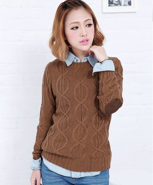 2012 women Autumn new arrival vintage cardigan outerwear knitted sweater slim fit solid color shirt free shipping