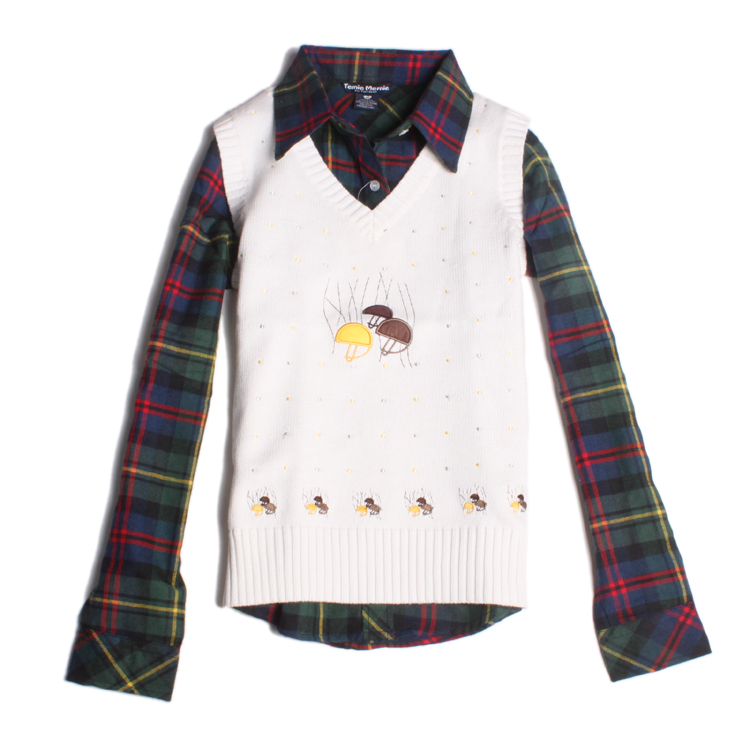 2012 Women british style sweater outerwear V-neck pullover knitted long-sleeve sweater