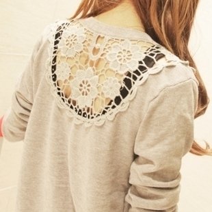 2012 women cotton korea  style hollow out  short  long sleeve knitwear,cardigan in spring and summer for retail and wholesale