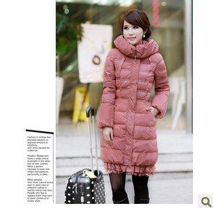 2012 Women lace decoration down coat female fashion coat