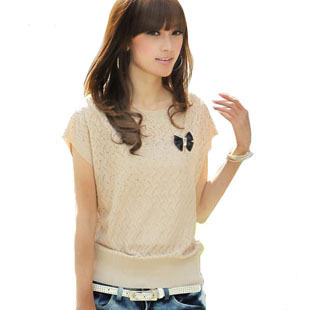 2012 women's all-match cutout rhinestones butterfly brooch sweater