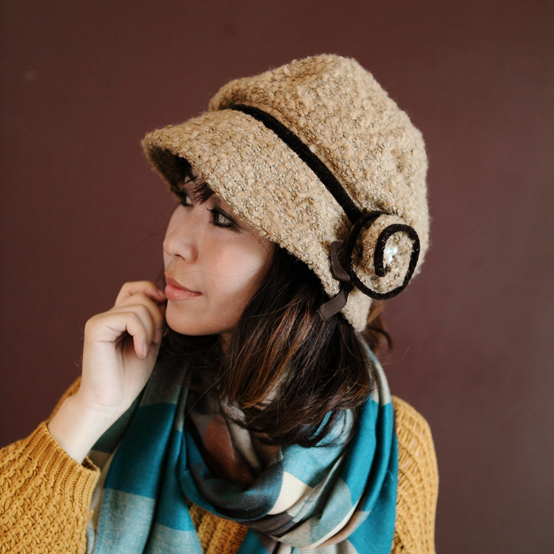 2012 women's autumn and winter women's gentlewomen fashion winter thickening warm hat