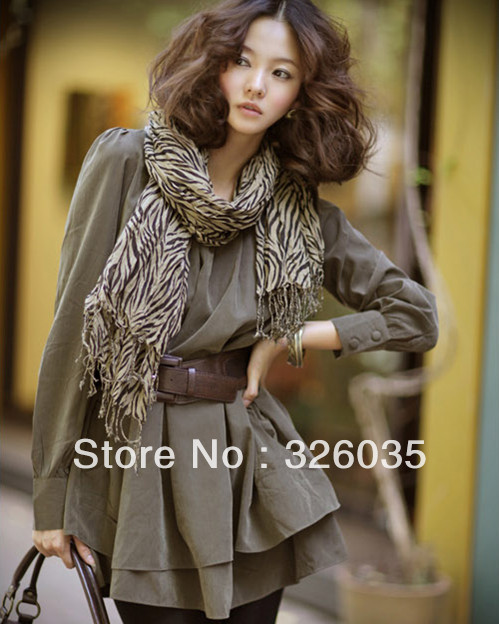 2012 women's autumn hot-selling elegant faux leather velvet casual elegant o-neck belt one-piece dress