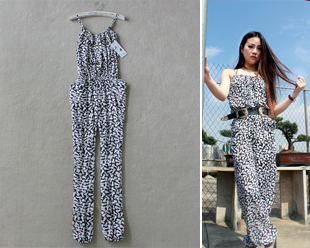 2012 women's duomaomao jumpsuits for women fashion all-match jumpsuits for women